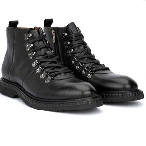 New Vintage Foundry Black Leather Chukka Boots Sz 8